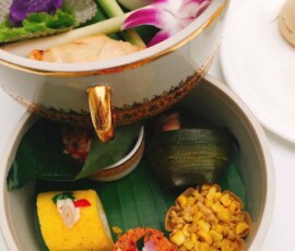 タイ風はベンジャロン焼きの器に