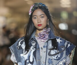 xxx during the Dolce & Gabbana Pret-A-Porter Show At Isetan Shinjuku on October 4, 2017 in Tokyo, Japan.